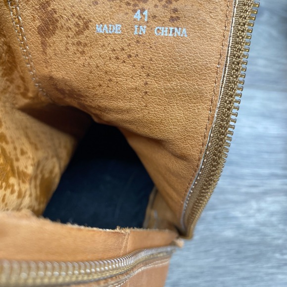 ALDO Business Leather Mid Top Dress Shoes Square Toe Men\'s Size 8 US / EU 41 main image 5
